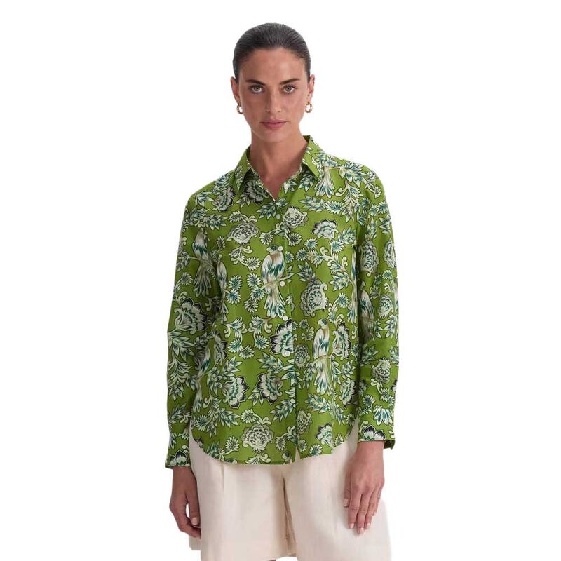 Sportscraft Aya Cotton Silk Shirt image number 0